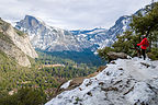 Lolo contemplating the awesomeness of Yosemite