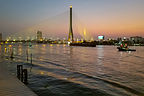 View of Chao Phraya River from In Love outdoor patio