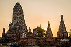 Sunset at Chai Watthanaram Temple