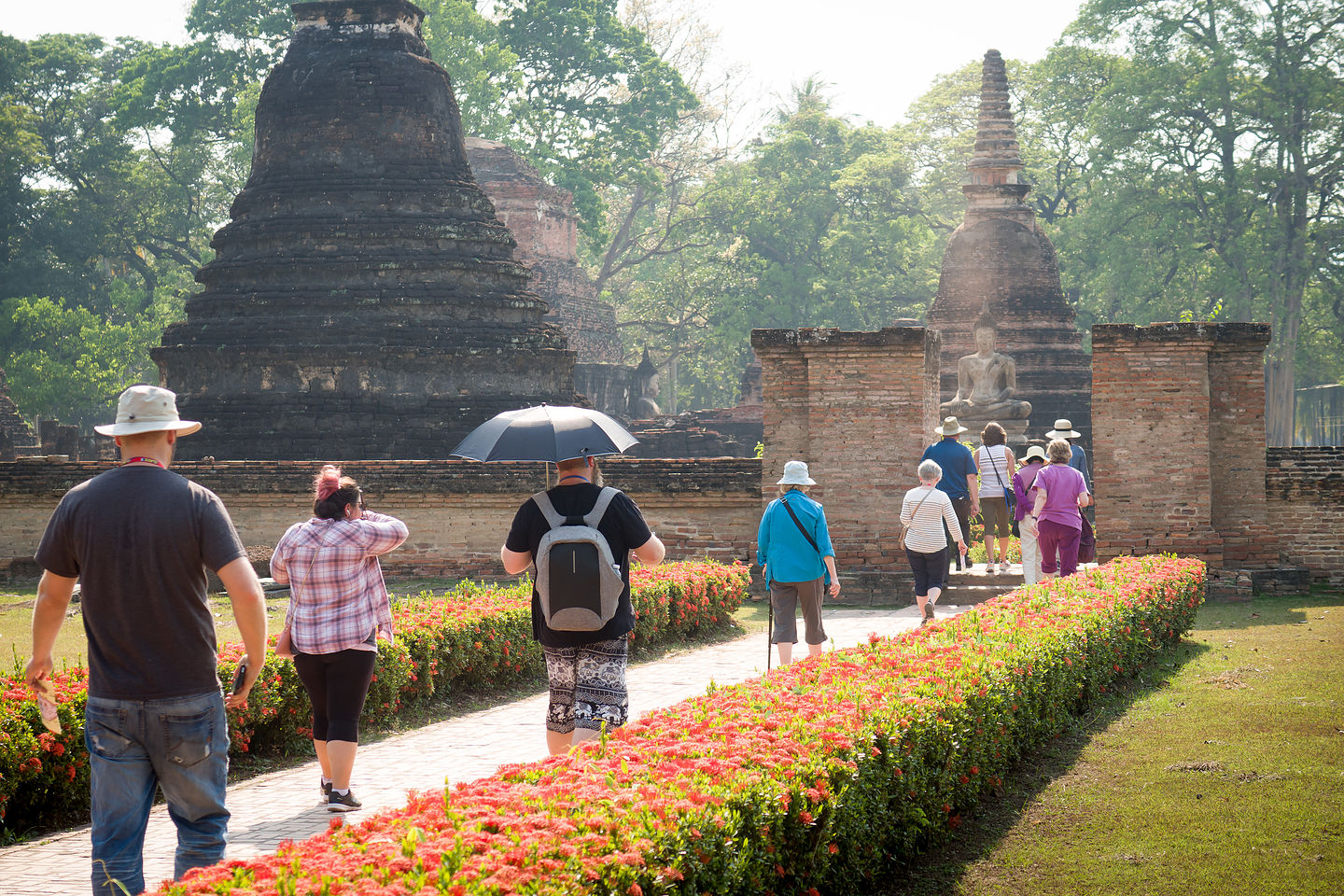 Gate1 approaches Sukhothai Historical Park Gate1 approaches Sukhothai Historical Park