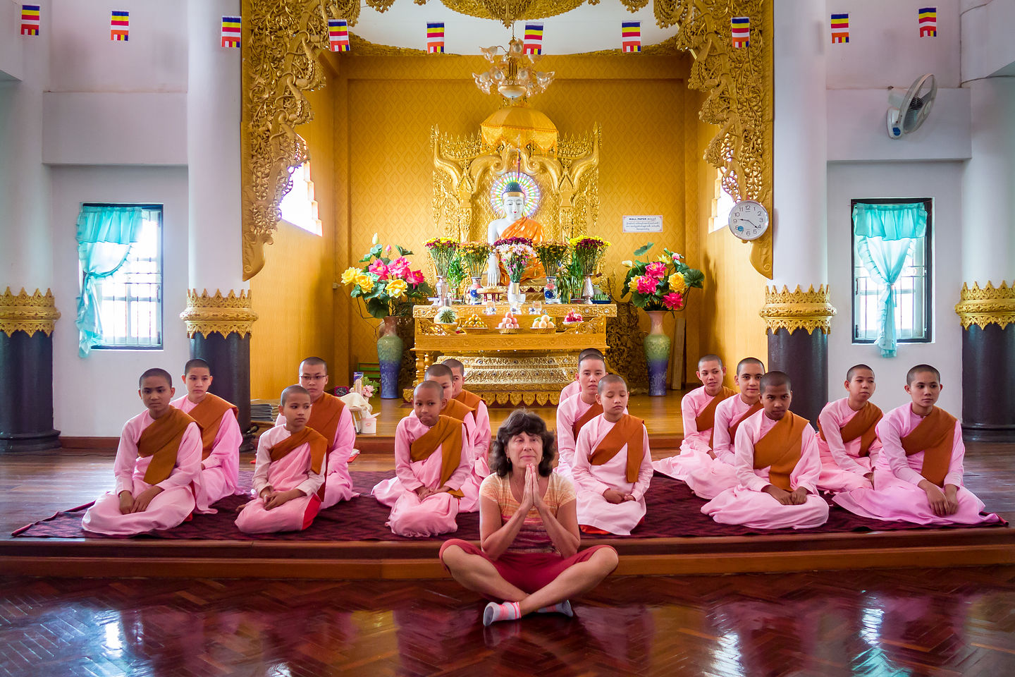 Lolo looking devout at a Buddhlist nunnery Lolo looking devout at a Buddhlist nunnery
