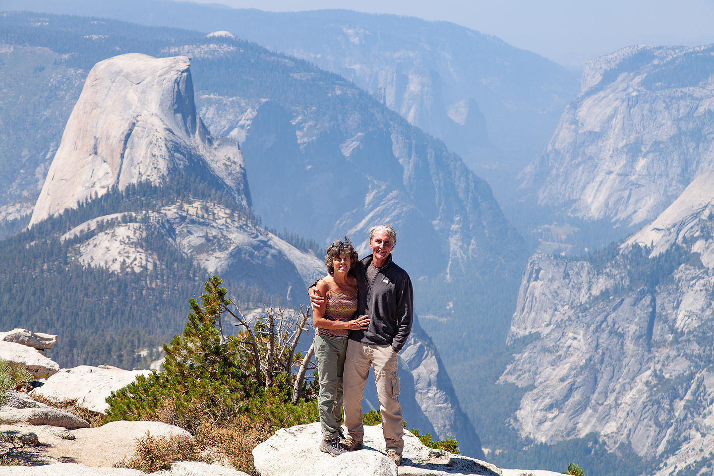 Herb and Lolo atop Clouds Rest Herb and Lolo atop Clouds Rest