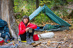 Our campsite at the Sinks