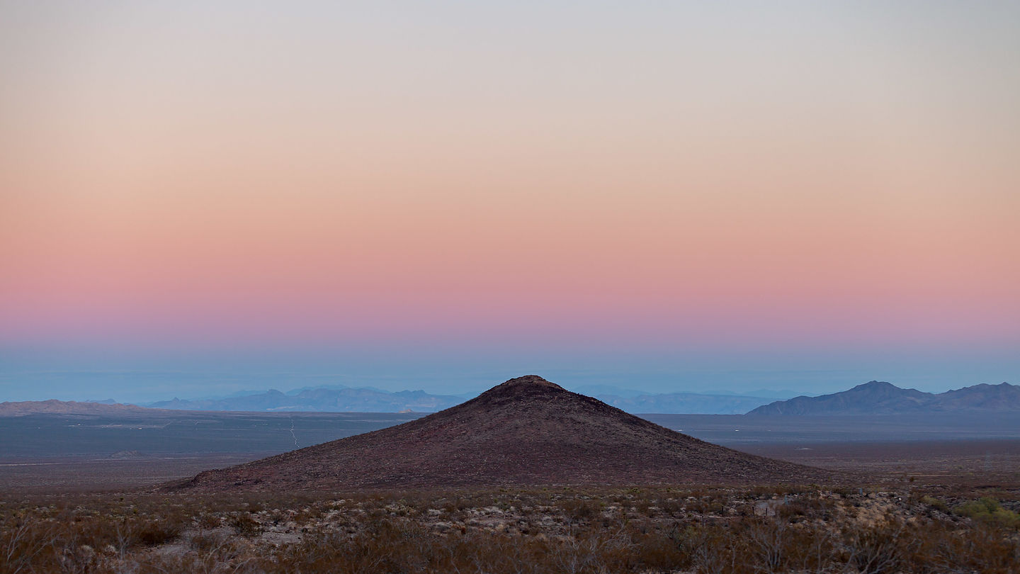 Sunset over Jedediah Smith Butte Sunset over Jedediah Smith Butte