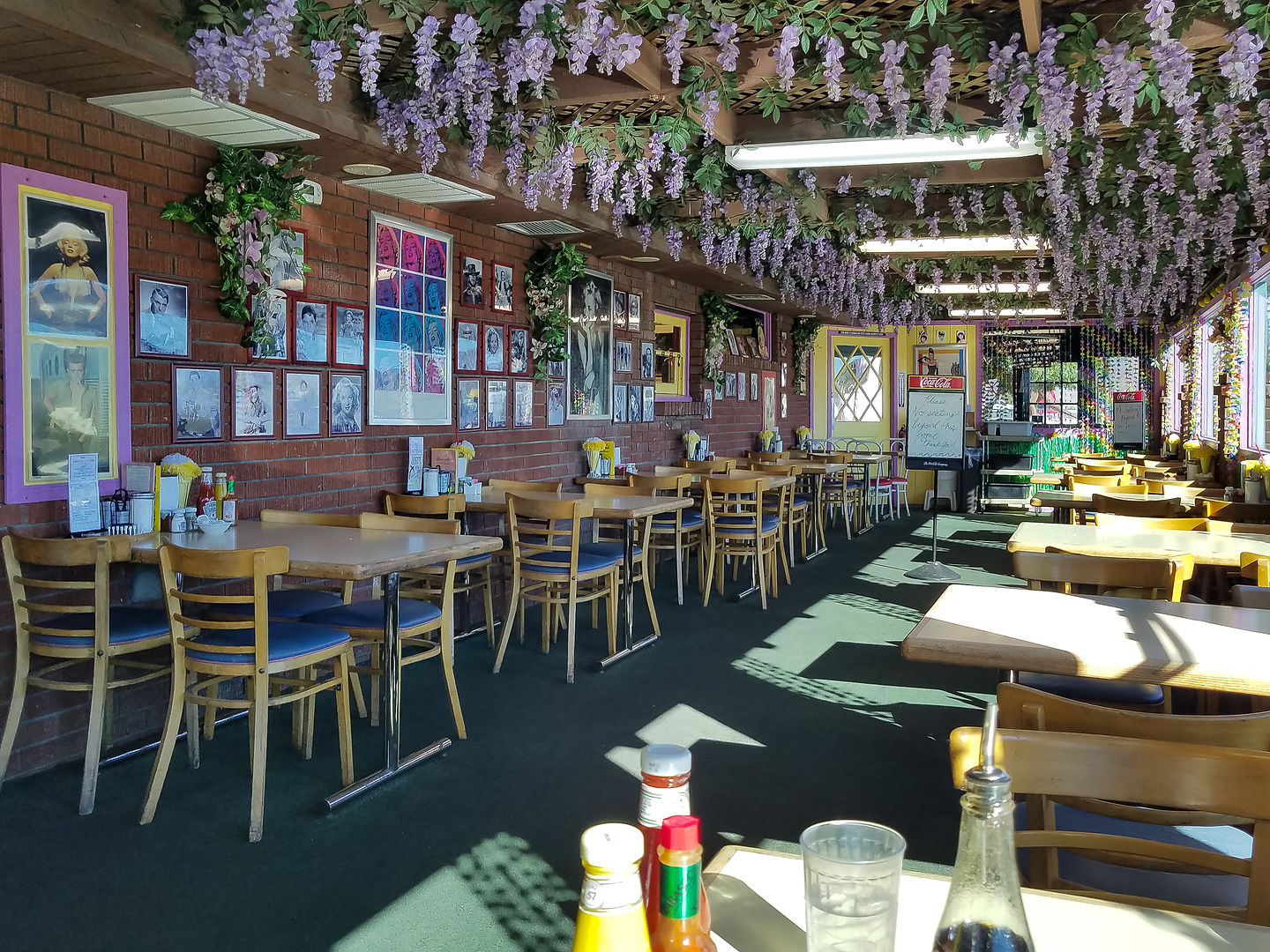 Interior of Peggy Sue's Diner