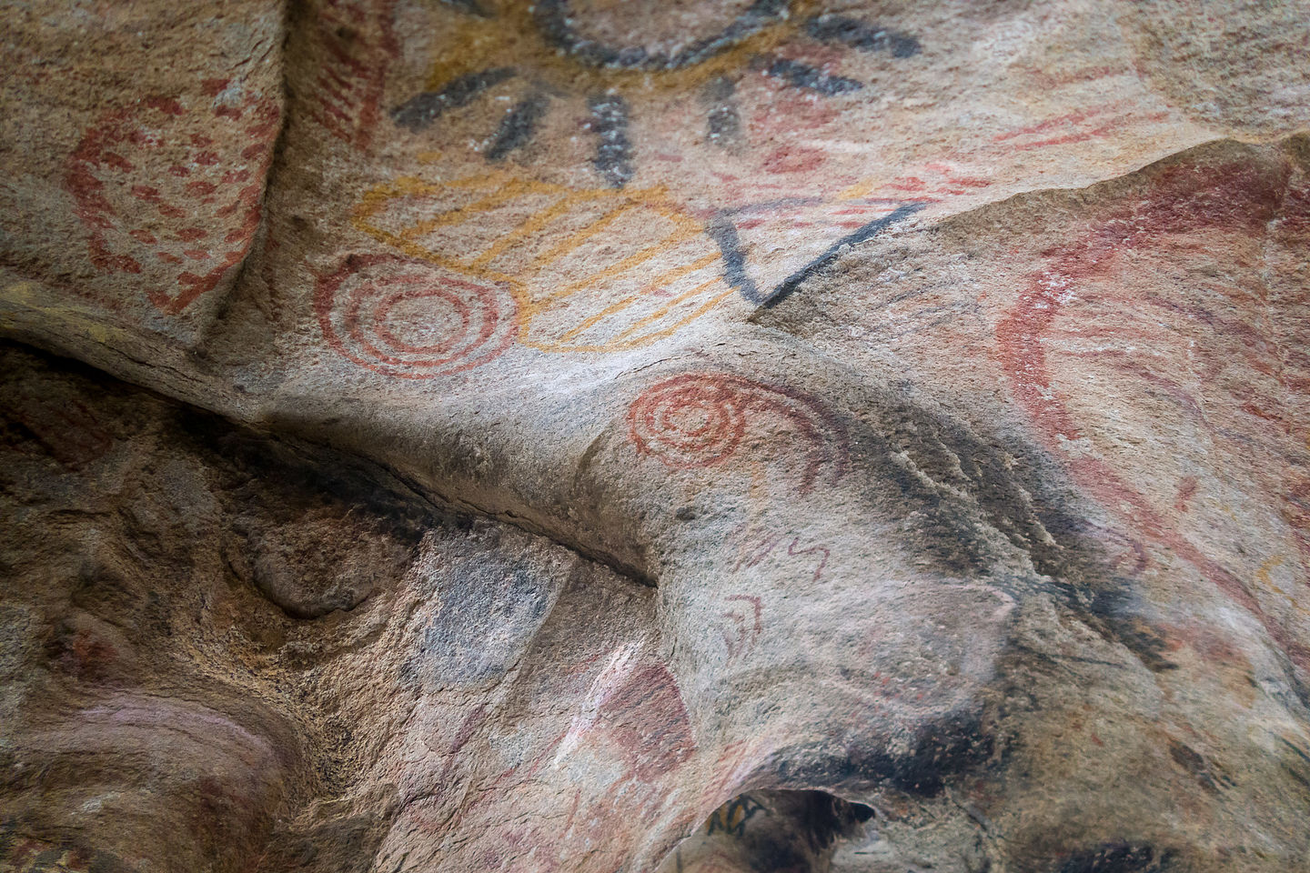1,000 year old Cochimi cave paintings 1,000 year old Cochimi cave paintings