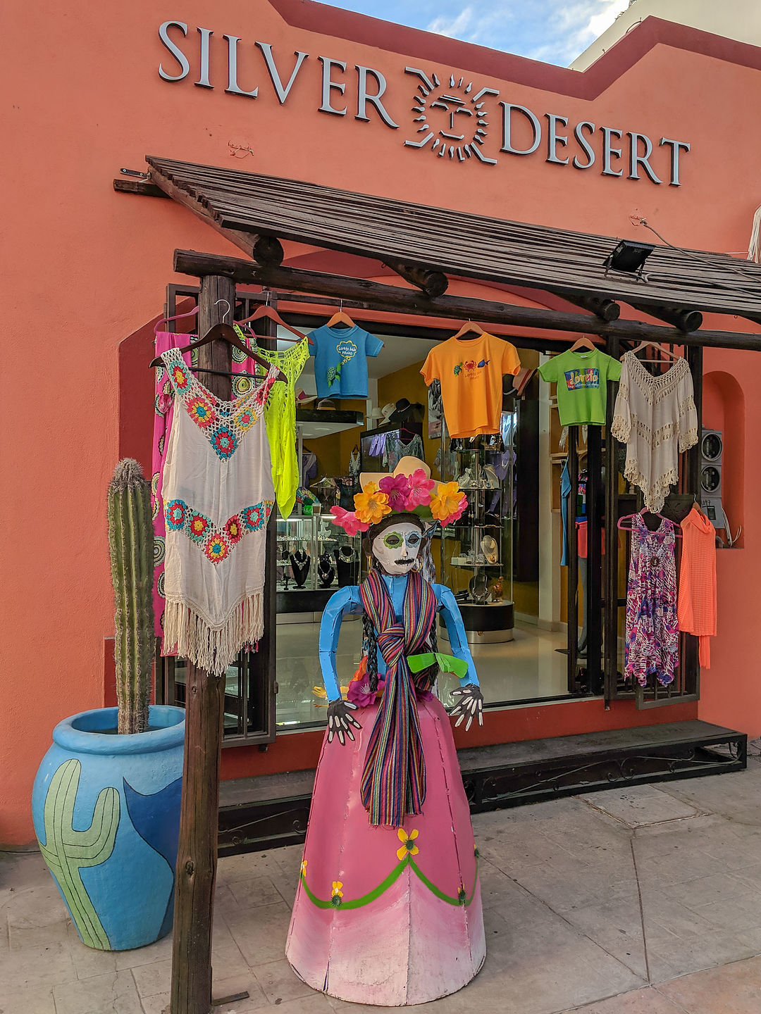 Clothing shop in the Plaza Juarez Clothing shop in the Plaza Juarez