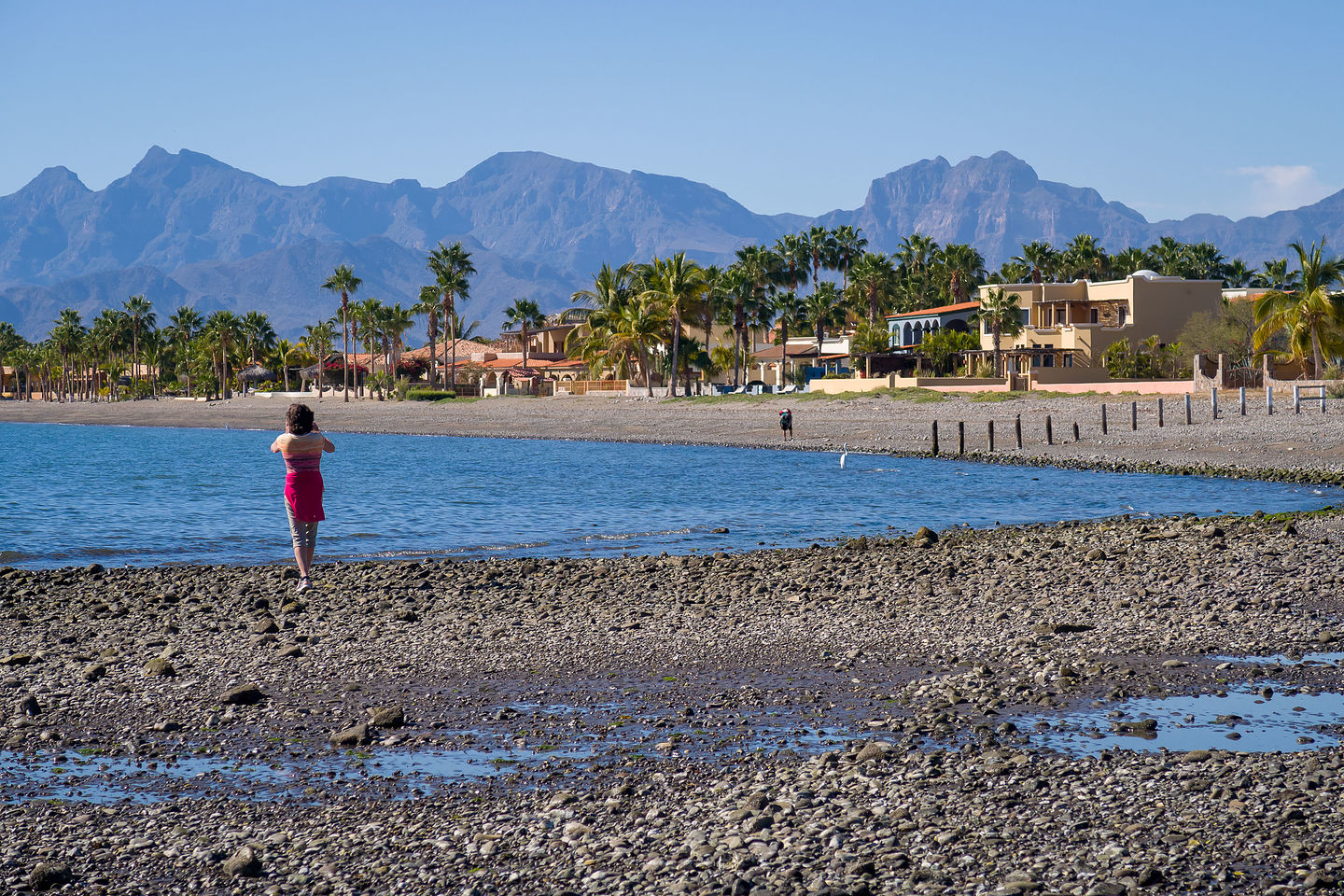 Strolling along the Loreto Beach Strolling along the Loreto Beach