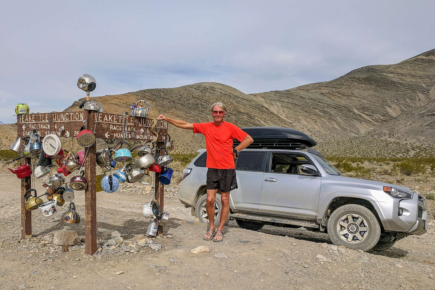 Teakettle Junction on way to the Racetrack Teakettle Junction on way to the Racetrack