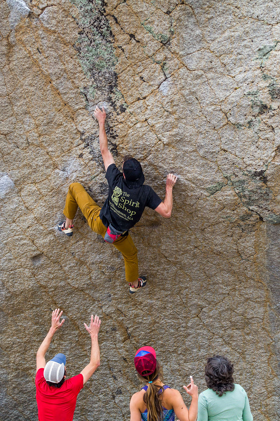 Tommy bouldering in the Buttermilks