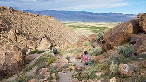 Hiking out of the Volcanic Tablelands