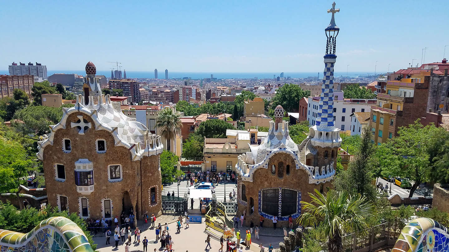 Park Guell's monument zone Park Guell's monument zone