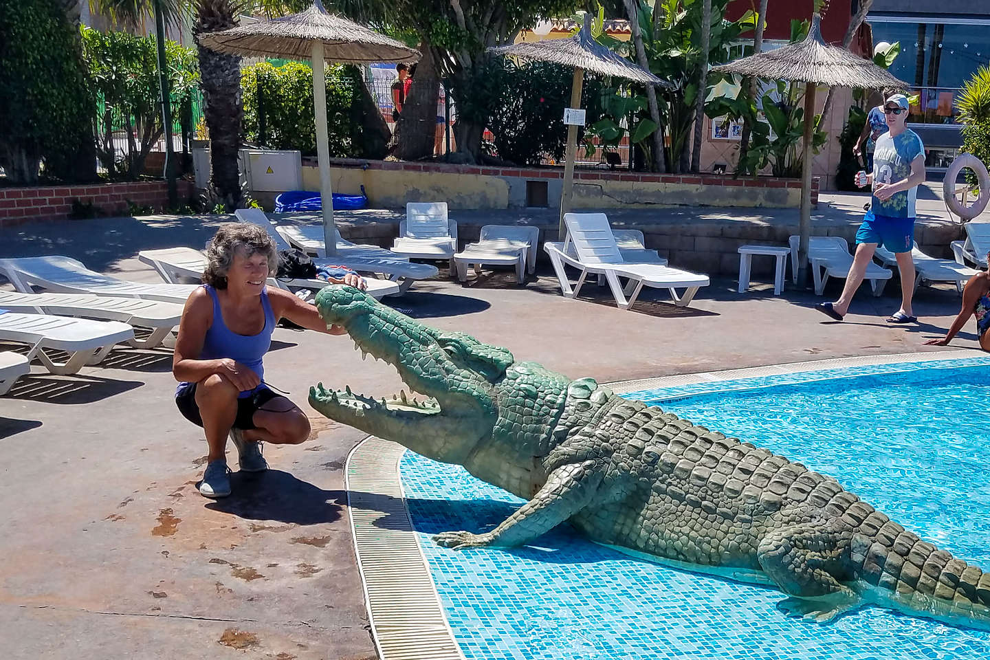 Lolo enjoying the La Marina wildlife Lolo enjoying the La Marina wildlife