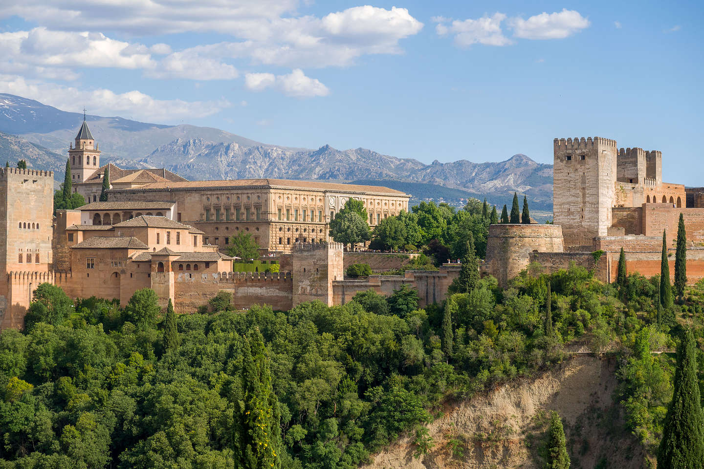 View of Alhambra from Albaicin View of Alhambra from Albaicin