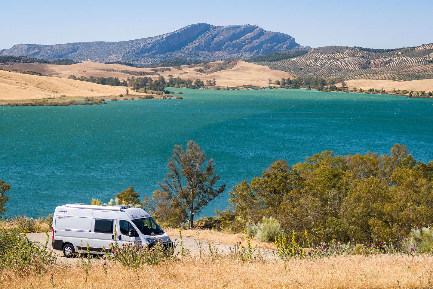 One of the lovely Embalses (Reservoirs) in Ardales