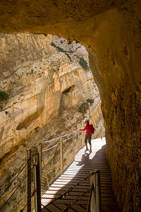 Lolo along the Caminito del Rey