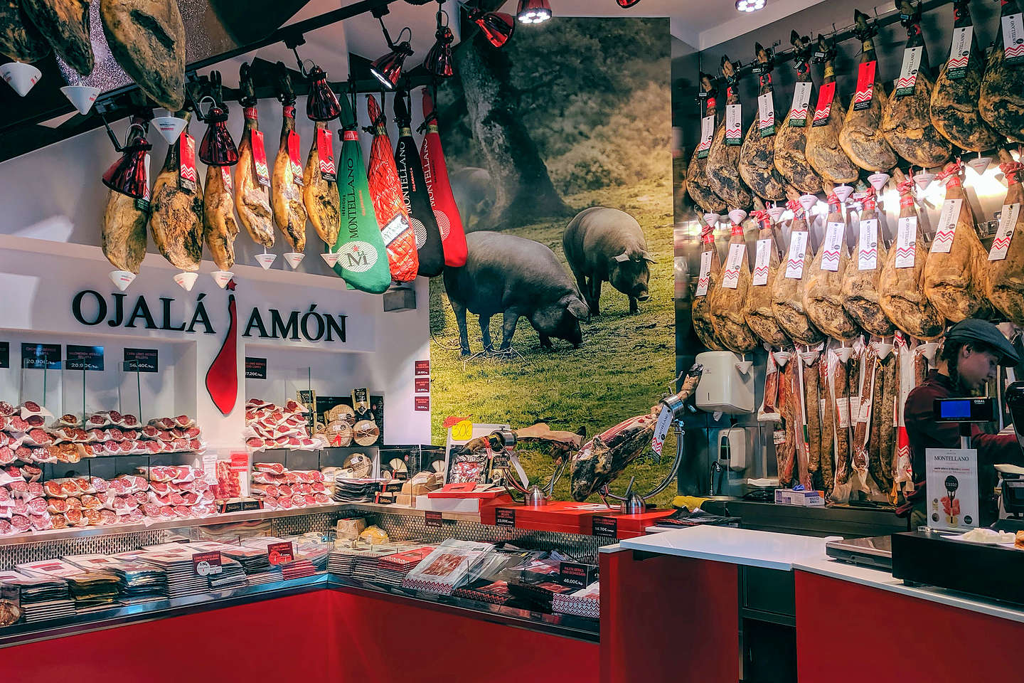 Jamon, as far as the eye can see Jamon, as far as the eye can see