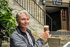 Beer break in Santillana del Mar