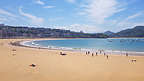 Looking the other direction on La Playa de La Concha