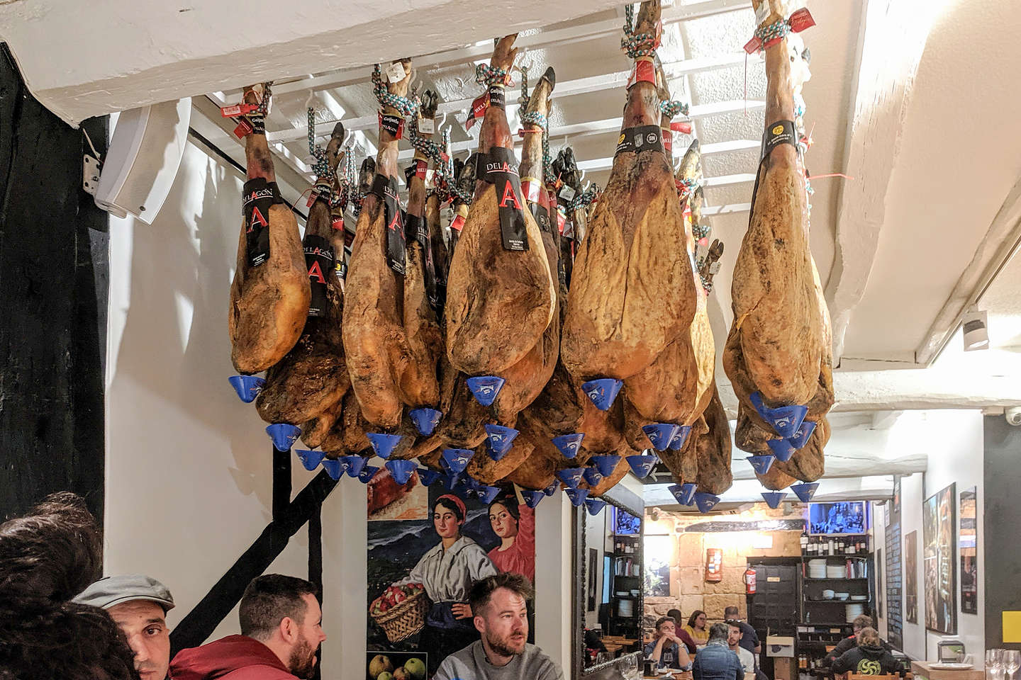 Now that's a lot of jamon - Baztan Pintxos and Bar Now that's a lot of jamon - Baztan Pintxos and Bar