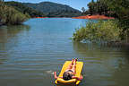 Lolo enjoying her float