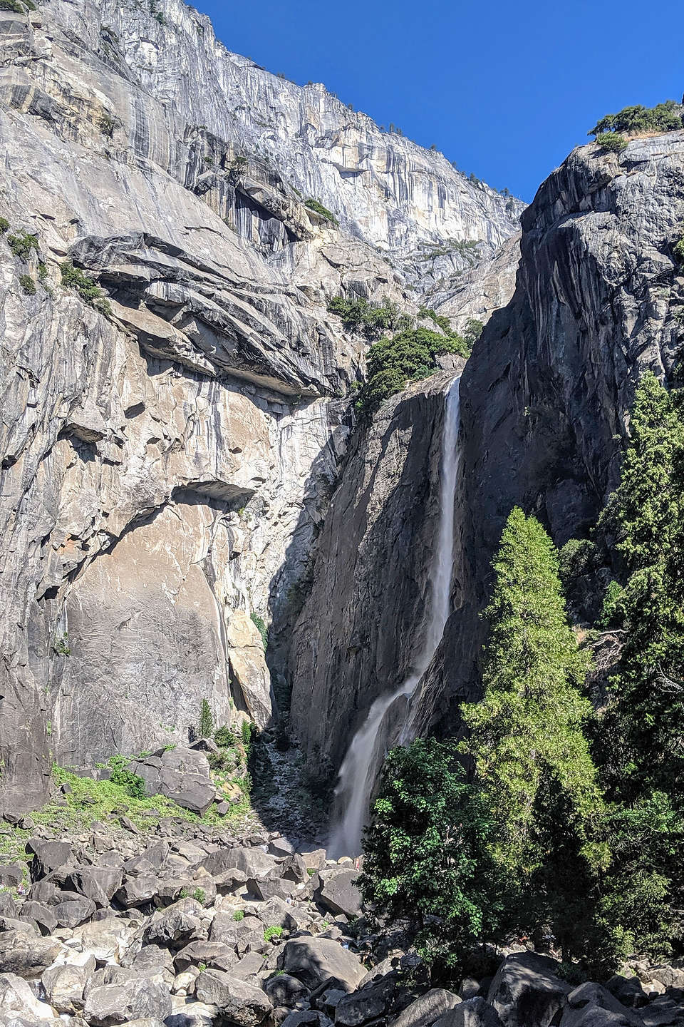 Yosemite Falls still going strong in August Yosemite Falls still going strong in August