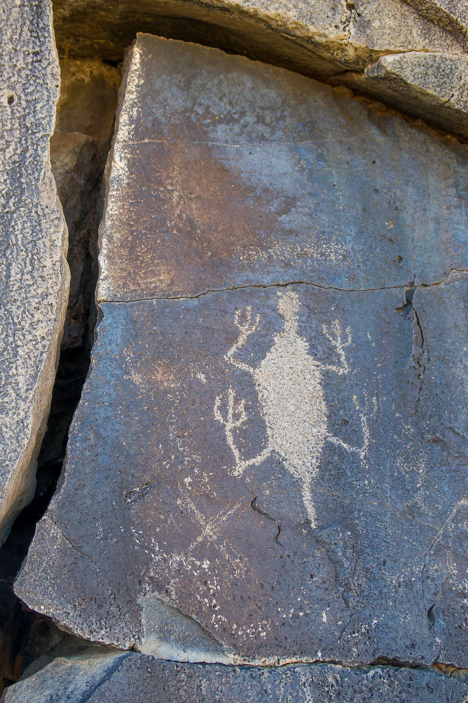 Petroglyph along Petroglyph Lake Petroglyph along Petroglyph Lake