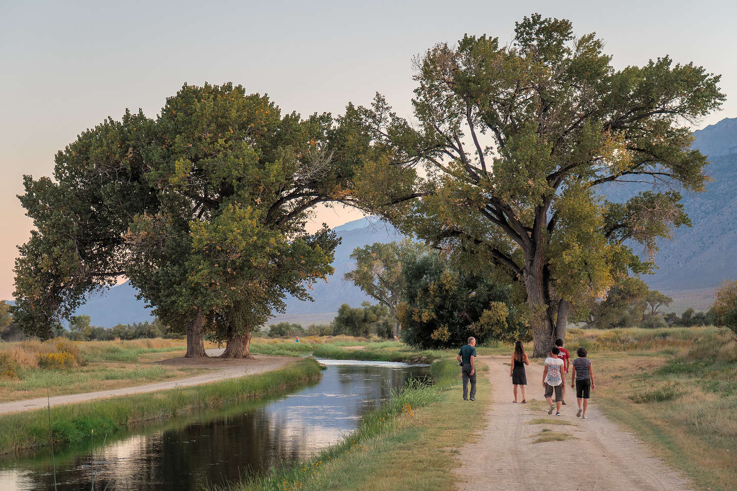 Stroll along canal in Bishop