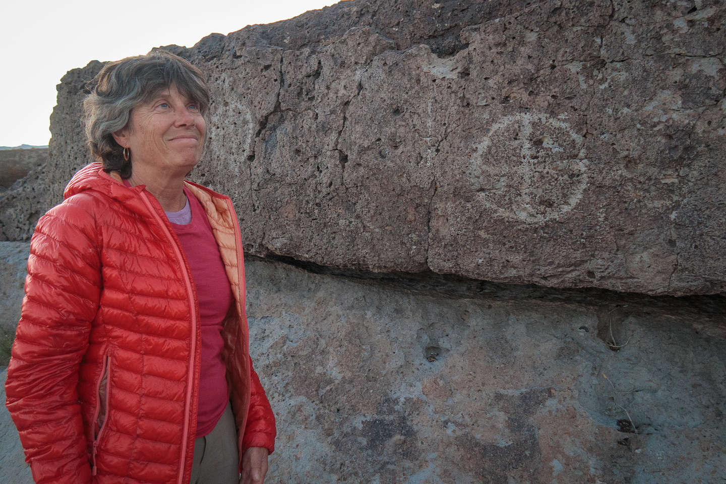Lolo finds petroglyphs along Fish Slough Road Lolo finds petroglyphs along Fish Slough Road