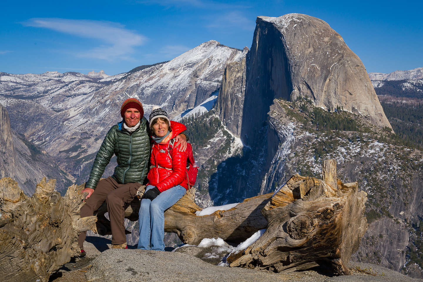 Glacier Point after hiking up from the Valley Glacier Point after hiking up from the Valley