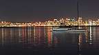 San Diego skyline from Humphreys Half Moon Inn