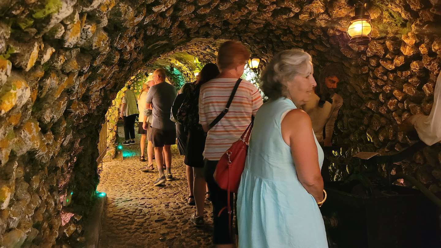 Wine cave in the Koutsoyannopoulos Wine Museum