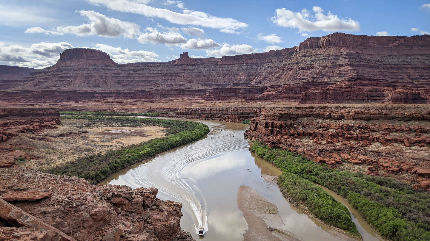 Colorado River from Pyramid Butte Colorado River from Pyramid Butte