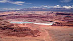 Potash Road and Potash Evaporation Pools from Grand View Point Overlook