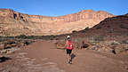 Setting off on the Gooseberry Trail to Island in the Sky