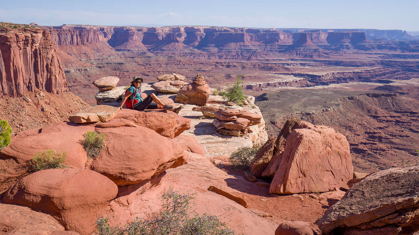 Almost to the top of the Gooseberry Trail