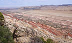 Looking out over Strike Valley from atop the Waterpocket Fold