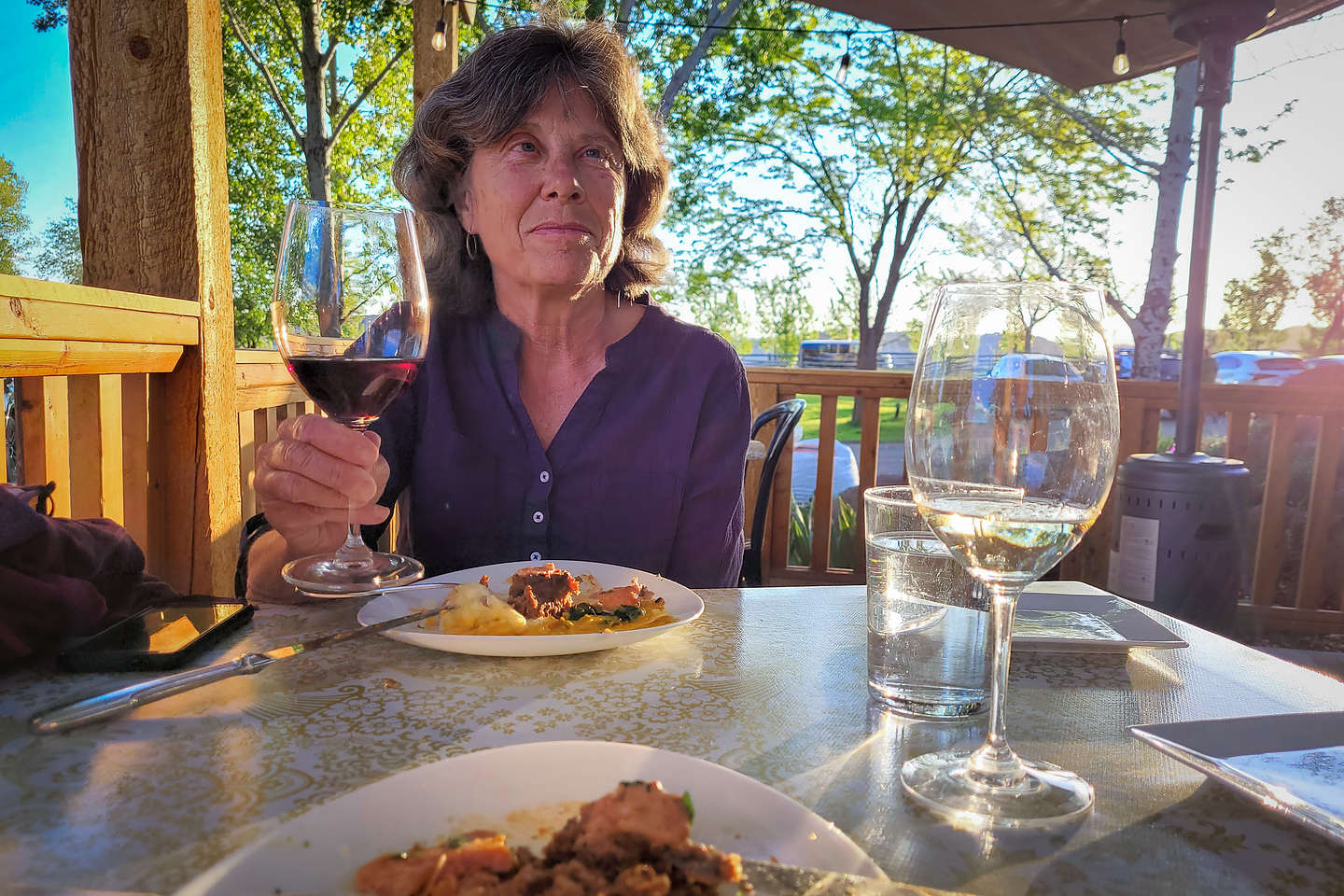 Dinner at the Hell's Backbone Grill Dinner at the Hell's Backbone Grill