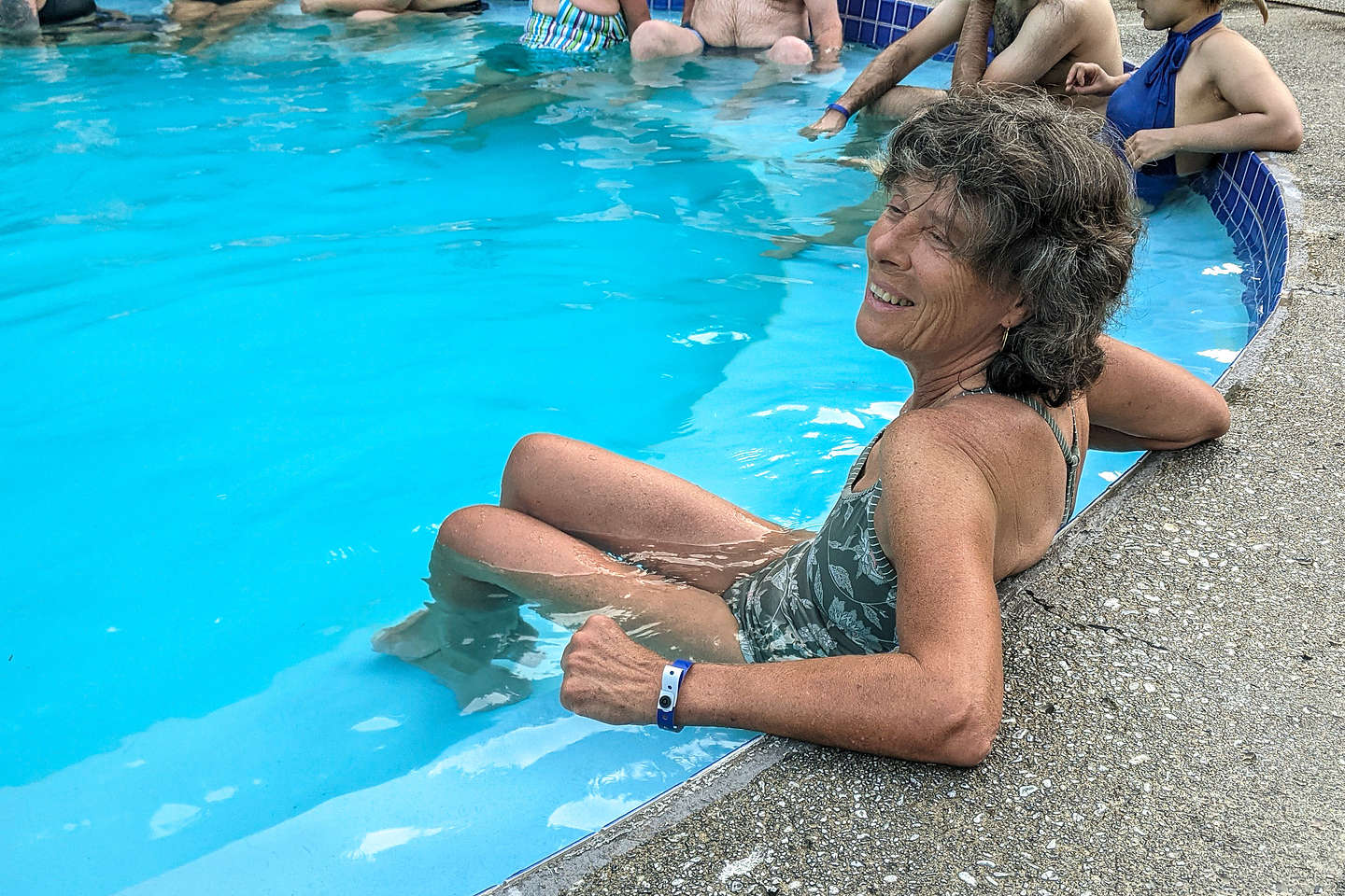 Lolo enjoying Sol Duc Hot Springs Lolo enjoying Sol Duc Hot Springs