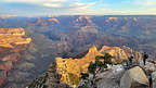 Herb and tripod photographing Sunrise at Yaki Point