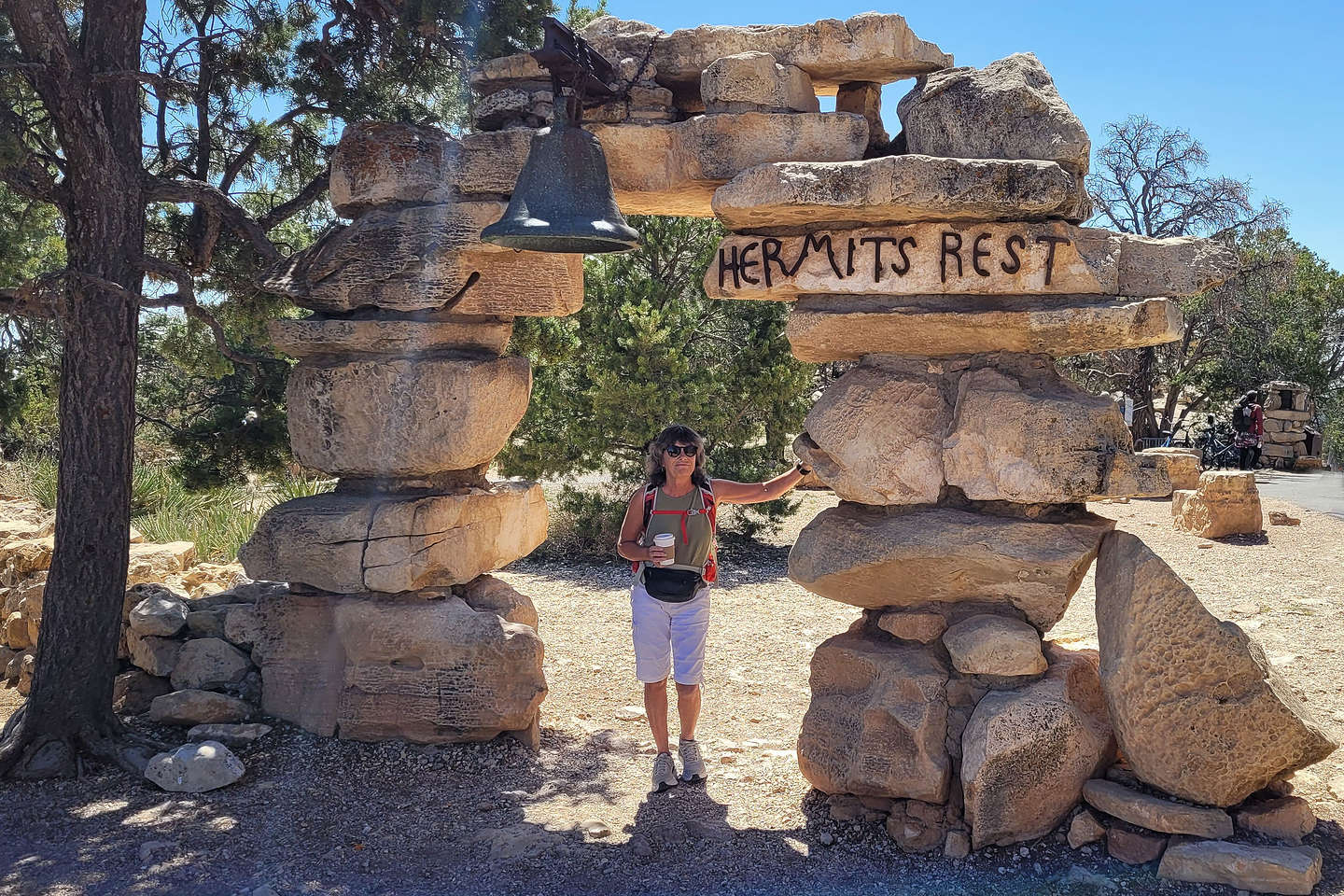 Start of the hike from Hermit's Rest Start of the hike from Hermit's Rest