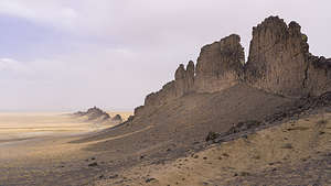 One of Shiprock's radiating dikes