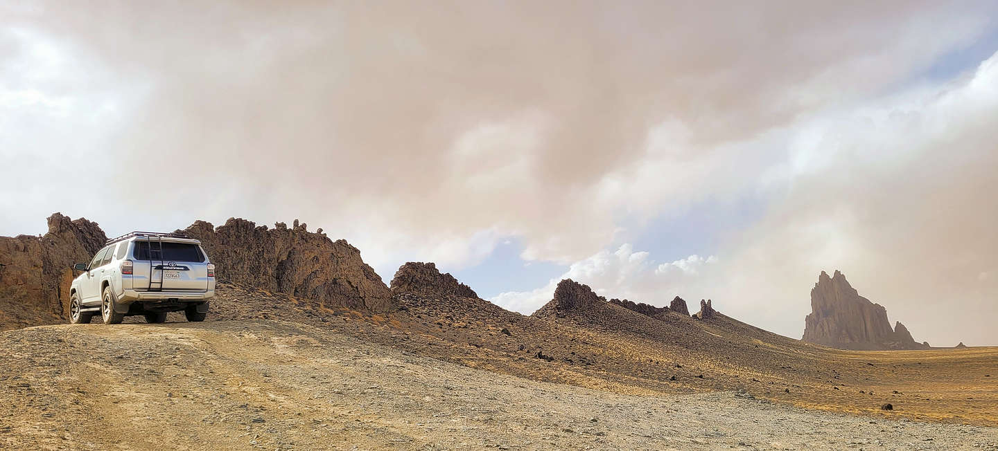 4WD road to Shiprock 4WD road to Shiprock
