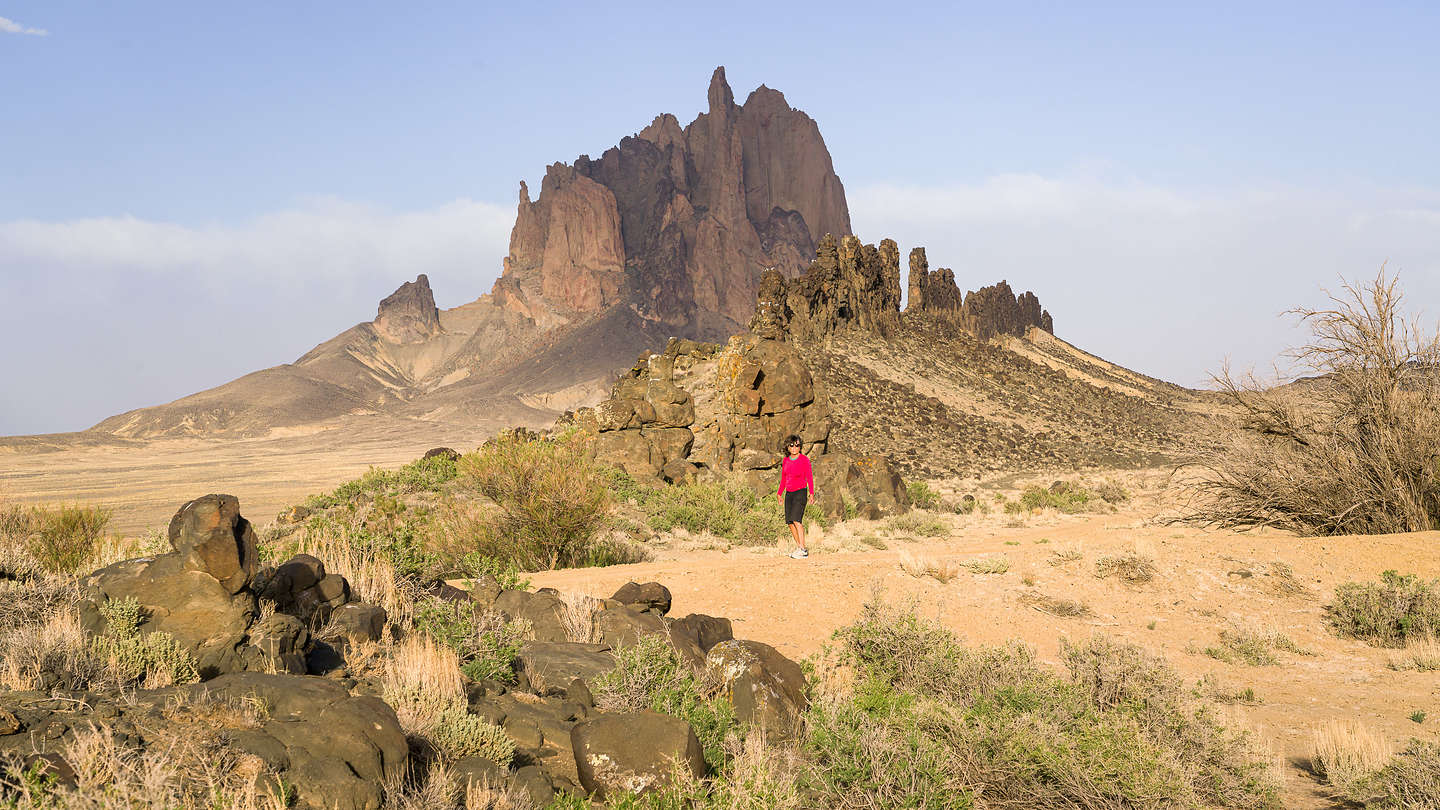 West side of Shiprock