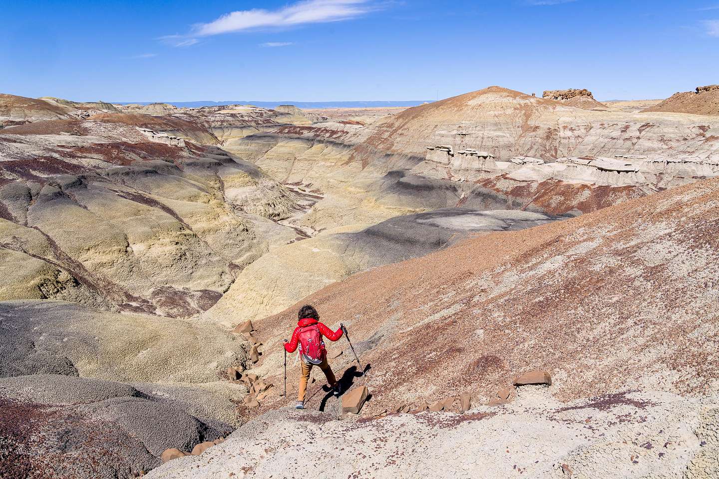 Hiking into the North Bisti Badlands Hiking into the North Bisti Badlands