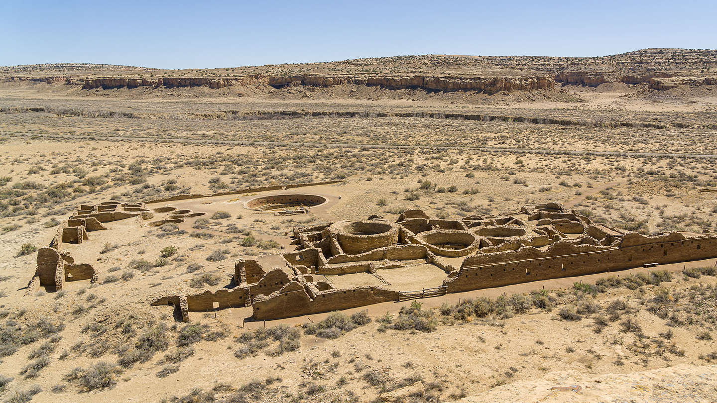 View of Chetro Ketl from above