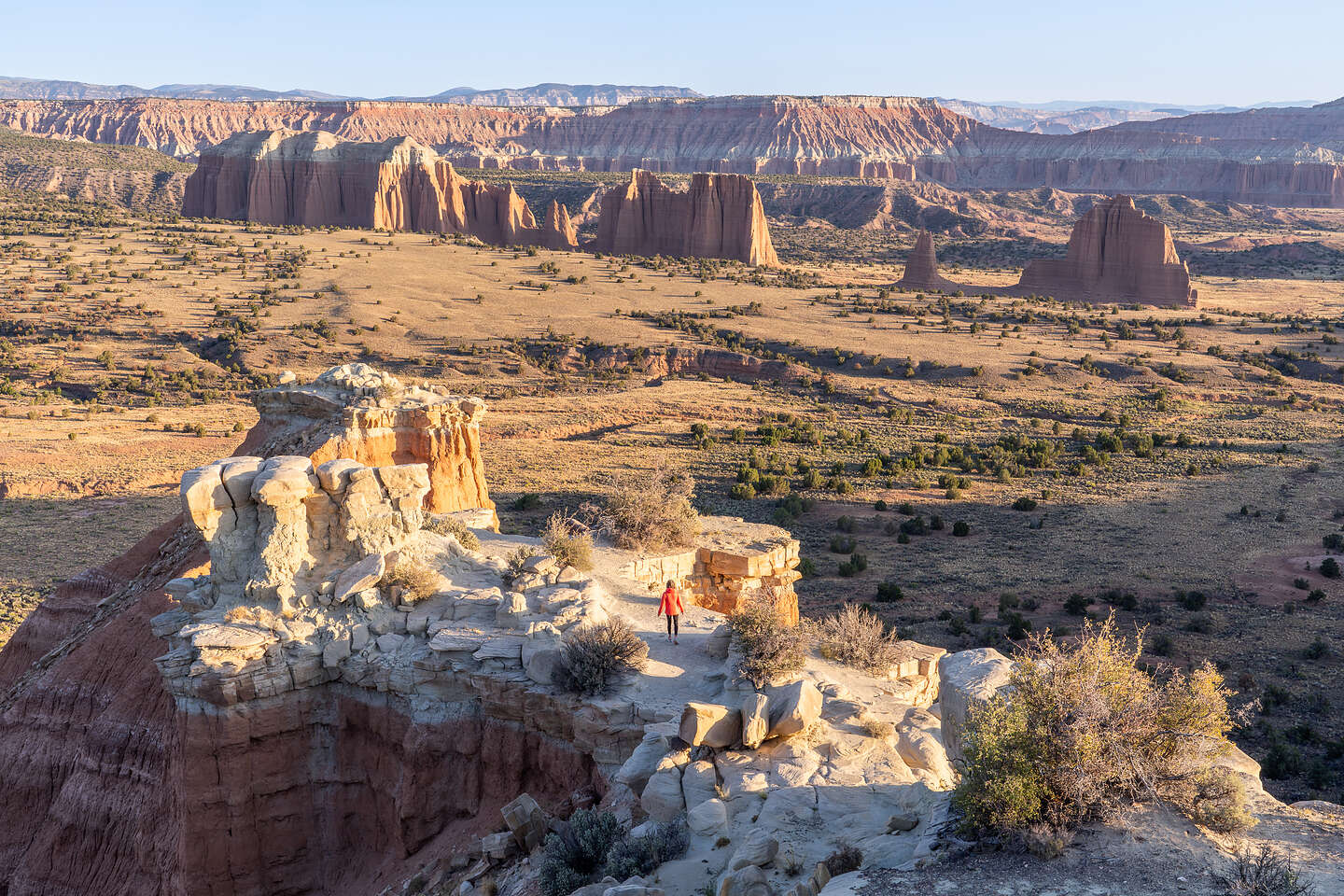 Sunrise at the Upper Cathedral Valley Overlook