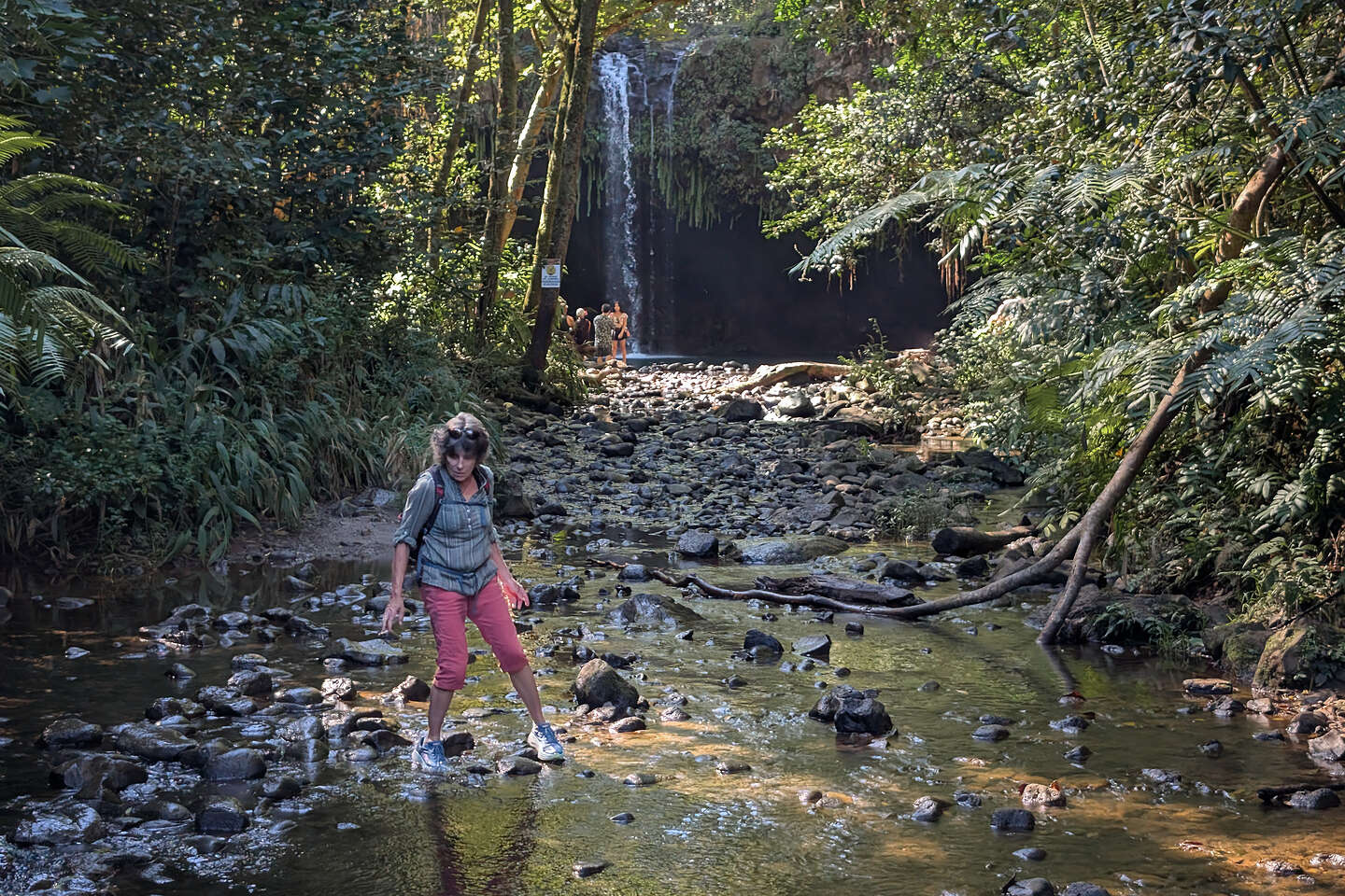 Stream crossing near Caveman Falls