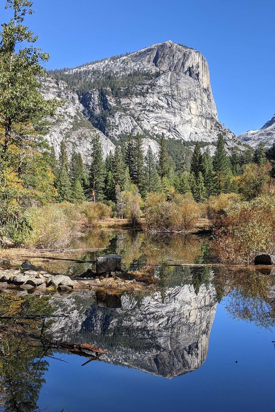 Mirror Lake finally being a mirror Mirror Lake finally being a mirror