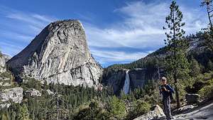 Nevada Falls from the John Muir Trail